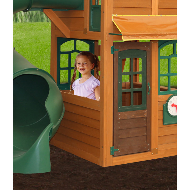 KidKraft Cloverdale Wooden Swing Set & Reviews Wayfair